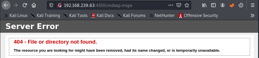 MSPX file not found