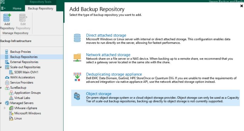 Select Object Storage