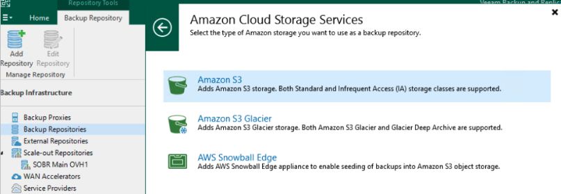 Select Amazon S3 Options